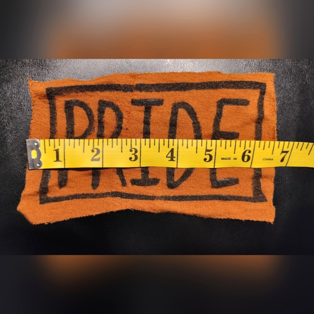 Orange PRIDE Patch - Picture 3 of 4